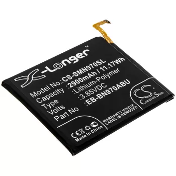   Samsung EB-BN970ABU helyettesítő mobiltelefon akkumulátor (Li-Polymer, 3.85V, 2900mAh / 11.17Wh) - Utángyártott