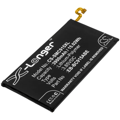 Samsung EB-BC915ABE helyettesítő mobiltelefon akkumulátor (Li-Polymer, 3.85V, 3900mAh / 15.02Wh) - Utángyártott