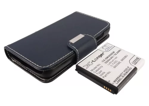 Samsung B600BU helyettesítő mobiltelefon akkumulátor (Li-ion, 3.7V, 5200mAh / 19.24Wh) - Utángyártott