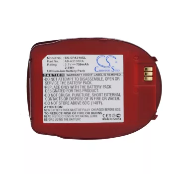   Samsung AB-A3108RA helyettesítő mobiltelefon akkumulátor (Li-ion, 3.7V, 750mAh / 2.78Wh) - Utángyártott