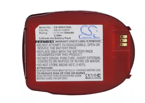 Samsung AB-A3108RA helyettesítő mobiltelefon akkumulátor (Li-ion, 3.7V, 750mAh / 2.78Wh) - Utángyártott
