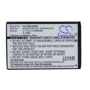   Verizon SAMINTBATS2 helyettesítő mobiltelefon akkumulátor (Li-ion, 3.7V, 850mAh / 3.14Wh) - Utángyártott