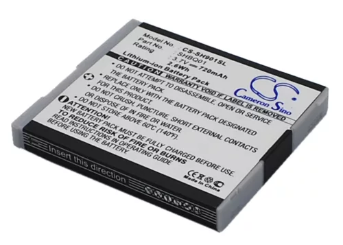 Sharp SHBQ01 helyettesítő mobiltelefon akkumulátor (Li-ion, 3.7V, 720mAh) - Utángyártott
