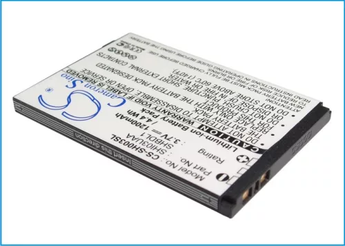 Sharp SHBDL1 helyettesítő mobiltelefon akkumulátor (Li-ion, 3.7V, 1200mAh / 4.44Wh) - Utángyártott