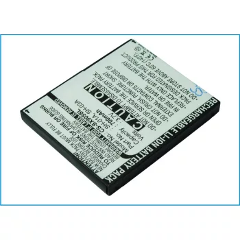   Sharp SH-01A, SH-03A, SHBAY1 helyettesítő mobiltelefon akkumulátor (Li-ion, 3.7V, 700mAh) - Utángyártott