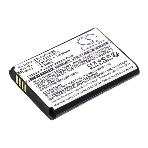 Sonim BAT-02300-01S helyettesítő mobiltelefon akkumulátor (Li-Polymer, 3.85V, 1400mAh / 5.39Wh) - Utángyártott