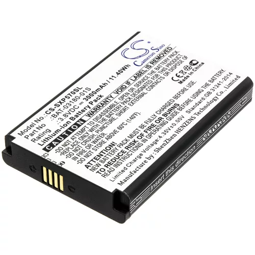Sonim BAT-03180-01S helyettesítő mobiltelefon akkumulátor (Li-ion, 3.8V, 3000mAh / 11.40Wh) - Utángyártott