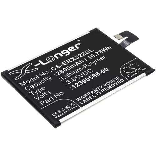 Sony 12390586-00 helyettesítő mobiltelefon akkumulátor (Li-Polymer, 3.85V, 2800mAh / 10.78Wh) - Utángyártott
