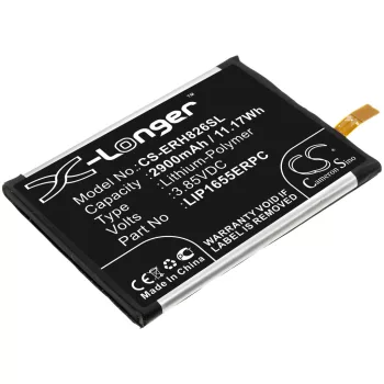   Sony LIP1655ERPC helyettesítő mobiltelefon akkumulátor (Li-Polymer, 3.85V, 2900mAh / 11.17Wh) - Utángyártott