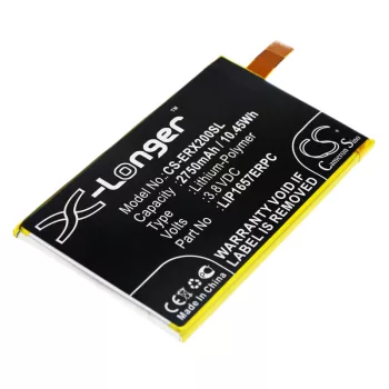   Sony LIP1657ERPC helyettesítő mobiltelefon akkumulátor (Li-Polymer, 3.8V, 2750mAh / 10.45Wh) - Utángyártott