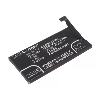   Sony AGPB009-A003 helyettesítő mobiltelefon akkumulátor (Li-Polymer, 3.7V, 1250mAh / 4.63Wh) - Utángyártott