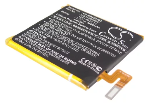 Sony Ericsson LIS1489ERPC helyettesítő mobiltelefon akkumulátor (Li-Polymer, 3.7V, 1800mAh / 6.66Wh) - Utángyártott