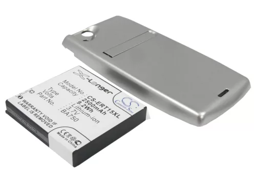Sony Ericsson BA750 helyettesítő mobiltelefon akkumulátor (Li-ion, 3.7V, 2500mAh / 9.25Wh) - Utángyártott