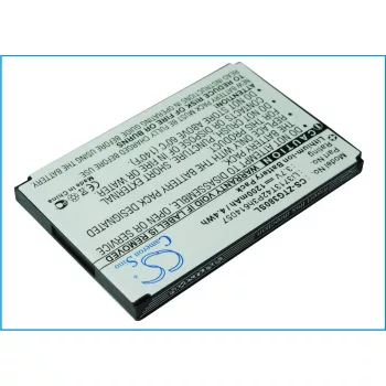   ZTE Li3713T42P3h614057 helyettesítő mobiltelefon akkumulátor (Li-ion, 3.7V, 1200mAh / 4.4Wh) - Utángyártott