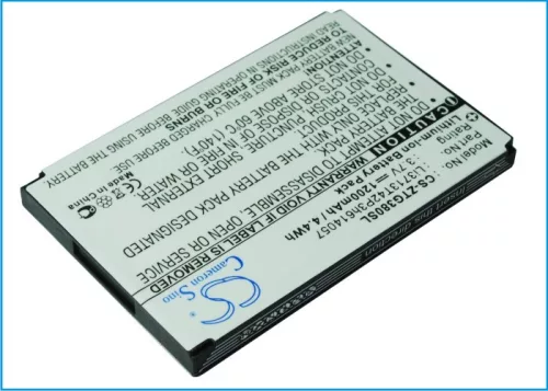 ZTE Li3713T42P3h614057 helyettesítő mobiltelefon akkumulátor (Li-ion, 3.7V, 1200mAh / 4.4Wh) - Utángyártott