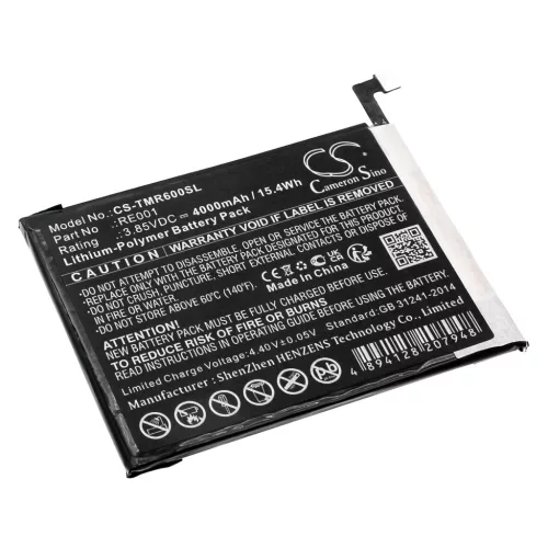 T-Mobile RE001 helyettesítő mobiltelefon akkumulátor (Li-Polymer, 3.85V, 4000mAh / 15.4Wh) - Utángyártott