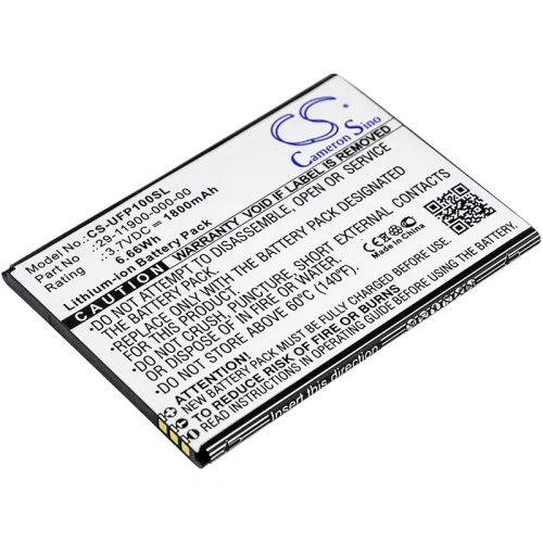 Ulefone 29-11900-000-00 helyettesítő mobiltelefon akkumulátor (Li-ion, 3.7V, 1800mAh / 6.66Wh) - Utángyártott
