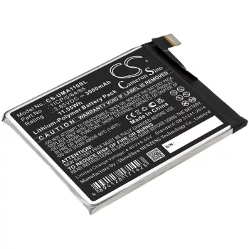   UMI 1ICP/5/64/85 helyettesítő mobiltelefon akkumulátor (Li-Polymer, 3.85V, 3000mAh / 11.55Wh) - Utángyártott