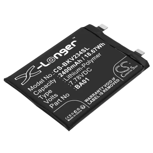 VIVO BA01 helyettesítő mobiltelefon akkumulátor (Li-Polymer, 7.78V, 2400mAh / 18.67Wh) - Utángyártott