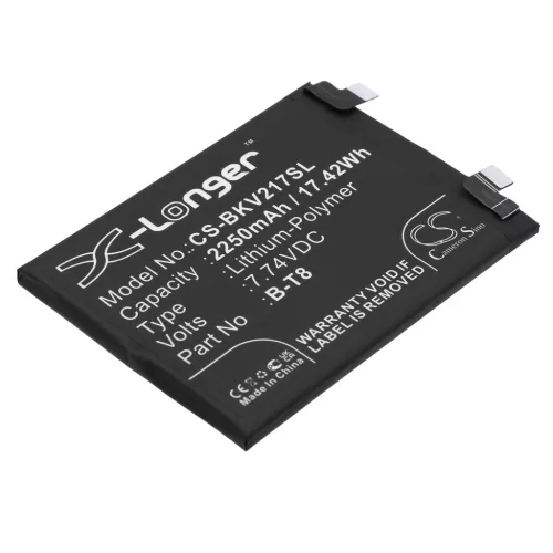 VIVO B-T8 helyettesítő mobiltelefon akkumulátor (Li-Polymer, 7.74V, 2250mAh / 17.42Wh) - Utángyártott