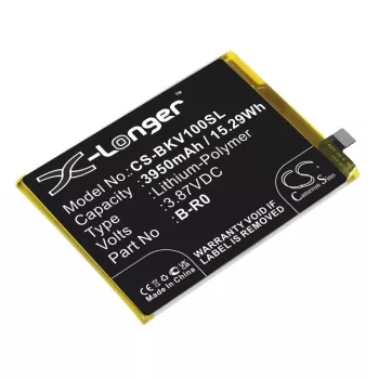   VIVO B-R0 helyettesítő mobiltelefon akkumulátor (Li-Polymer, 3.87V, 3950mAh / 15.29Wh) - Utángyártott