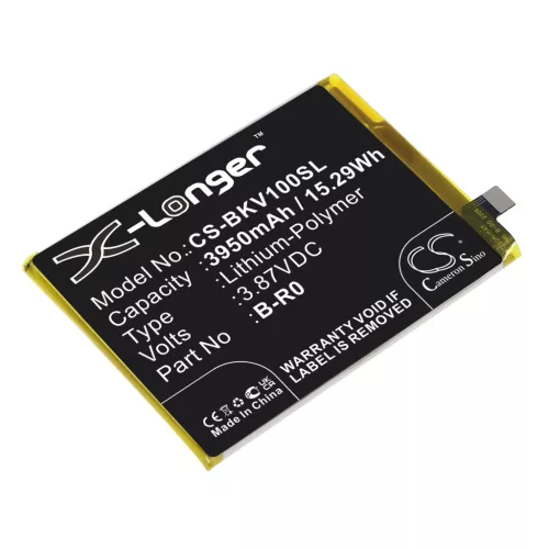 VIVO B-R0 helyettesítő mobiltelefon akkumulátor (Li-Polymer, 3.87V, 3950mAh / 15.29Wh) - Utángyártott