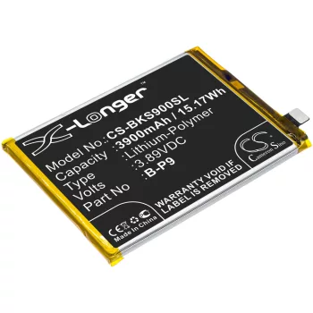   VIVO B-P9 helyettesítő mobiltelefon akkumulátor (Li-Polymer, 3.89V, 3900mAh / 15.17Wh) - Utángyártott