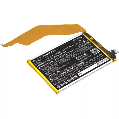 VIVO B-Q1 helyettesítő mobiltelefon akkumulátor (Li-Polymer, 3.87V, 4300mAh / 16.64Wh) - Utángyártott