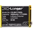 VIVO B-N5 helyettesítő mobiltelefon akkumulátor (Li-Polymer, 3.87V, 4400mAh / 17.03Wh) - Utángyártott