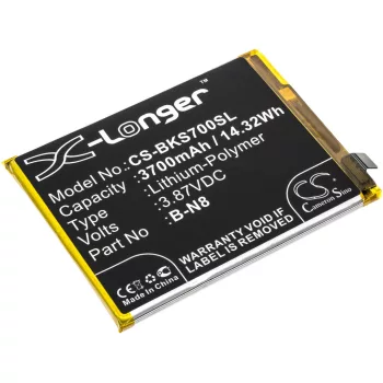   VIVO B-N8 helyettesítő mobiltelefon akkumulátor (Li-Polymer, 3.87V, 3700mAh / 14.32Wh) - Utángyártott