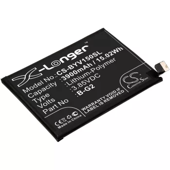   VIVO B-G2 helyettesítő mobiltelefon akkumulátor (Li-Polymer, 3.85V, 3900mAh / 15.02Wh) - Utángyártott