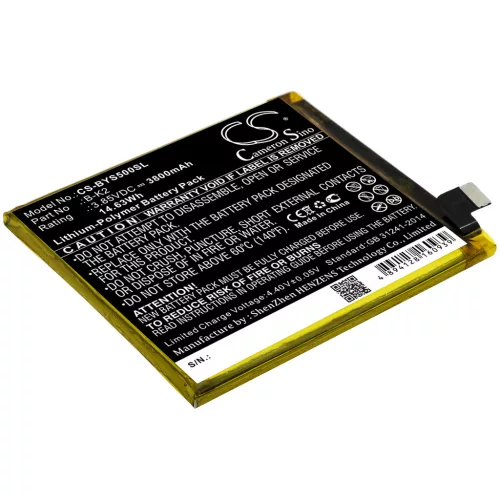 VIVO B-K2 helyettesítő mobiltelefon akkumulátor (Li-Polymer, 3.85V, 3800mAh / 14.63Wh) - Utángyártott