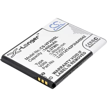   Vodafone Li3714T42P3h645042 helyettesítő mobiltelefon akkumulátor (Li-ion, 3.7V, 1450mAh / 5.37Wh) - Utángyártott