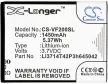 Vodafone Li3714T42P3h645042 helyettesítő mobiltelefon akkumulátor (Li-ion, 3.7V, 1450mAh / 5.37Wh) - Utángyártott