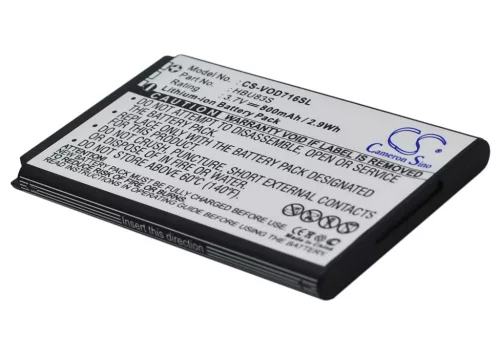 Vodafone HBU83S helyettesítő mobiltelefon akkumulátor (Li-ion, 3.7V, 800mAh / 2.96Wh) - Utángyártott