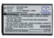 Vodafone HBU83S helyettesítő mobiltelefon akkumulátor (Li-ion, 3.7V, 800mAh / 2.96Wh) - Utángyártott