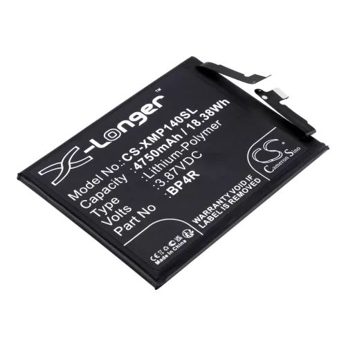 Xiaomi BP4R helyettesítő mobiltelefon akkumulátor (Li-Polymer, 3.87V, 4750mAh / 18.38Wh) - Utángyártott
