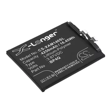   Xiaomi BP4Q helyettesítő mobiltelefon akkumulátor (Li-Polymer, 3.87V, 4250mAh / 16.45Wh) - Utángyártott
