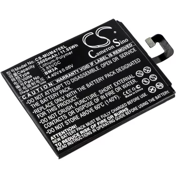   Xiaomi BM3A helyettesítő mobiltelefon akkumulátor (Li-Polymer, 3.85V, 3000mAh / 11.55Wh) - Utángyártott
