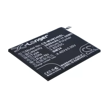   Xiaomi BM34 helyettesítő mobiltelefon akkumulátor (Li-Polymer, 3.85V, 3000mAh / 11.55Wh) - Utángyártott
