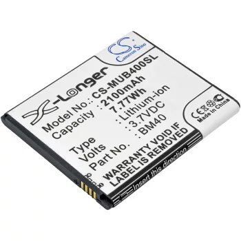   Xiaomi BM40, BM41 helyettesítő mobiltelefon akkumulátor (Li-ion, 3.7V, 2100mAh / 7.77Wh) - Utángyártott