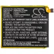 ZTE Li3824T43P8H655845 helyettesítő mobiltelefon akkumulátor (Li-Polymer, 3.8V, 2400mAh / 9.12Wh) - Utángyártott