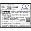 ZTE Li3925T44P4h736041 helyettesítő mobiltelefon akkumulátor (Li-ion, 3.8V, 1450mAh / 5.51Wh) - Utángyártott