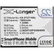 ZTE Li3820T43P3h604655 helyettesítő mobiltelefon akkumulátor (Li-ion, 3.8V, 1900mAh / 7.22Wh) - Utángyártott