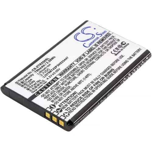 ZTE LI3708T42P3H533447 helyettesítő mobiltelefon akkumulátor (Li-ion, 3.7V, 700mAh / 2.59Wh) - Utángyártott