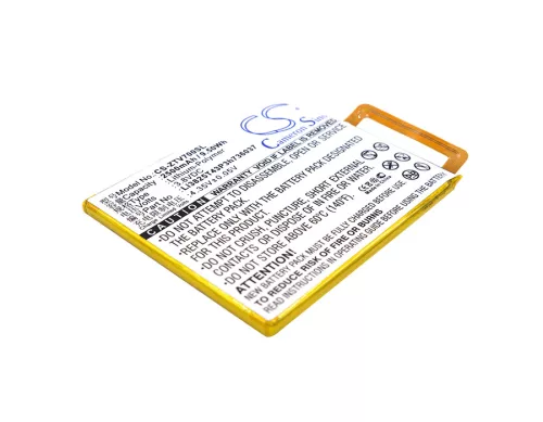 ZTE Li3825T43P3h736037 helyettesítő mobiltelefon akkumulátor (Li-Polymer, 3.8V, 2500mAh / 9.50Wh) - Utángyártott