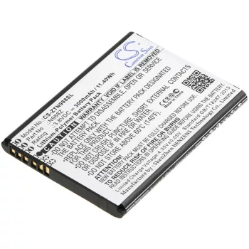   ZTE N988Z helyettesítő mobiltelefon akkumulátor (Li-Polymer, 3.8V, 3000mAh / 11.40Wh) - Utángyártott