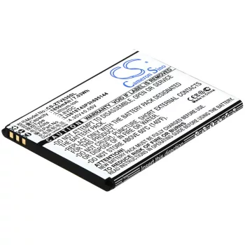   ZTE Li3818T43P3h695144 helyettesítő mobiltelefon akkumulátor (Li-ion, 3.8V, 1850mAh / 7.03Wh) - Utángyártott