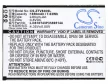 ZTE Li3818T43P3h695144 helyettesítő mobiltelefon akkumulátor (Li-ion, 3.8V, 1850mAh / 7.03Wh) - Utángyártott