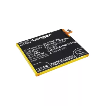   ZTE Li3834T43P6h726452 helyettesítő mobiltelefon akkumulátor (Li-Polymer, 3.8V, 3400mAh / 12.92Wh) - Utángyártott